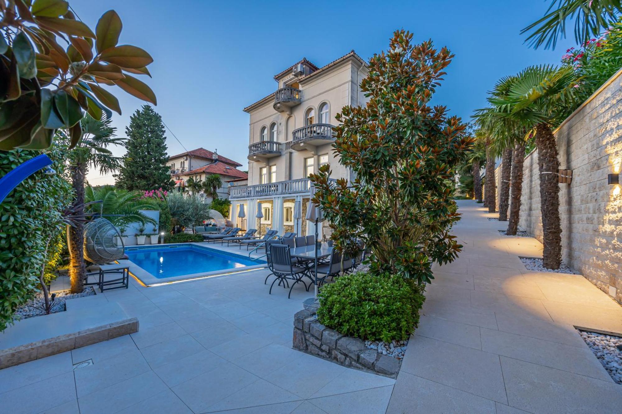 Villa Vita Luxury Apartments Crikvenica Bagian luar foto